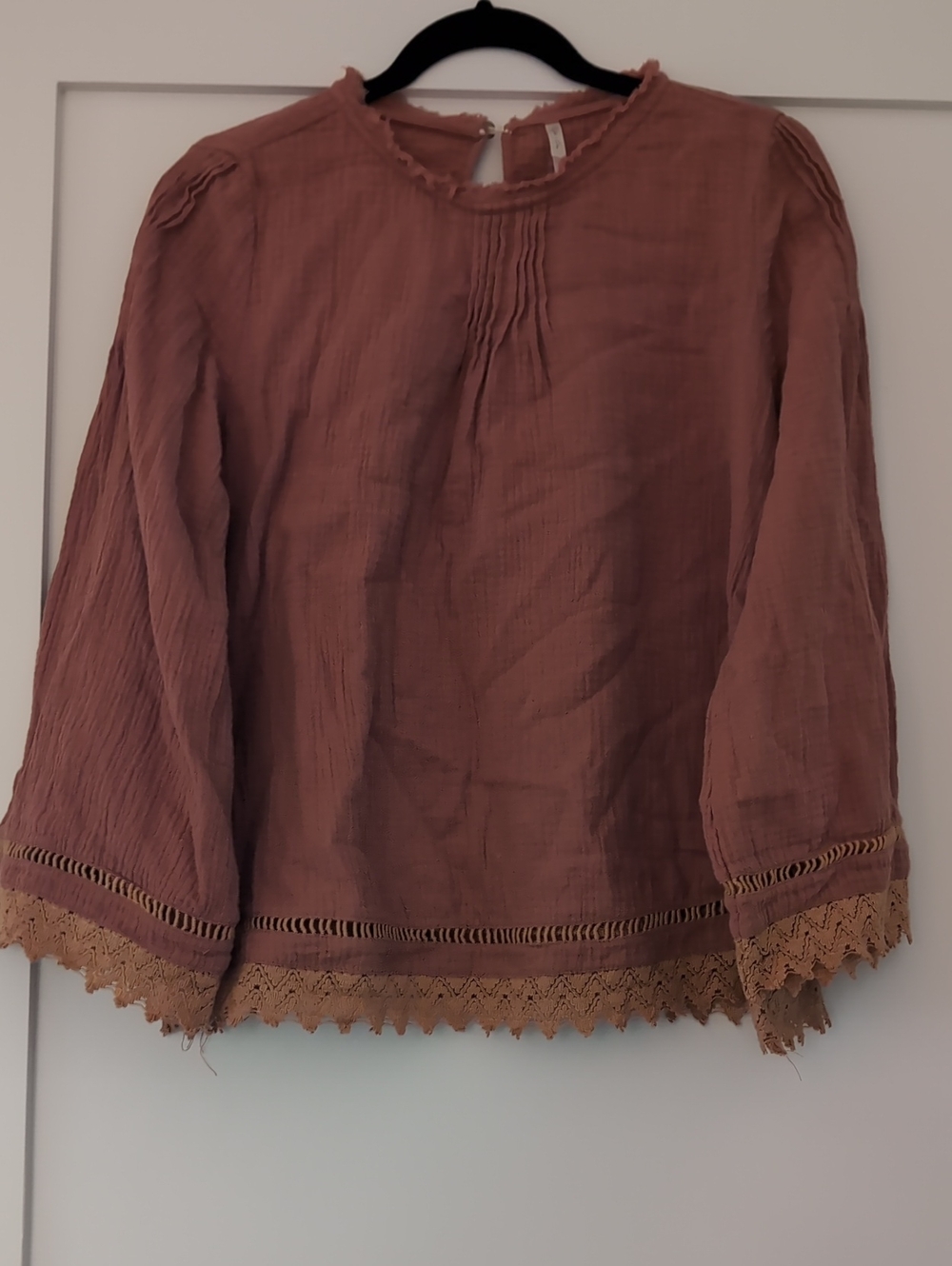 Rylee + Cru Peasant Top Women's S